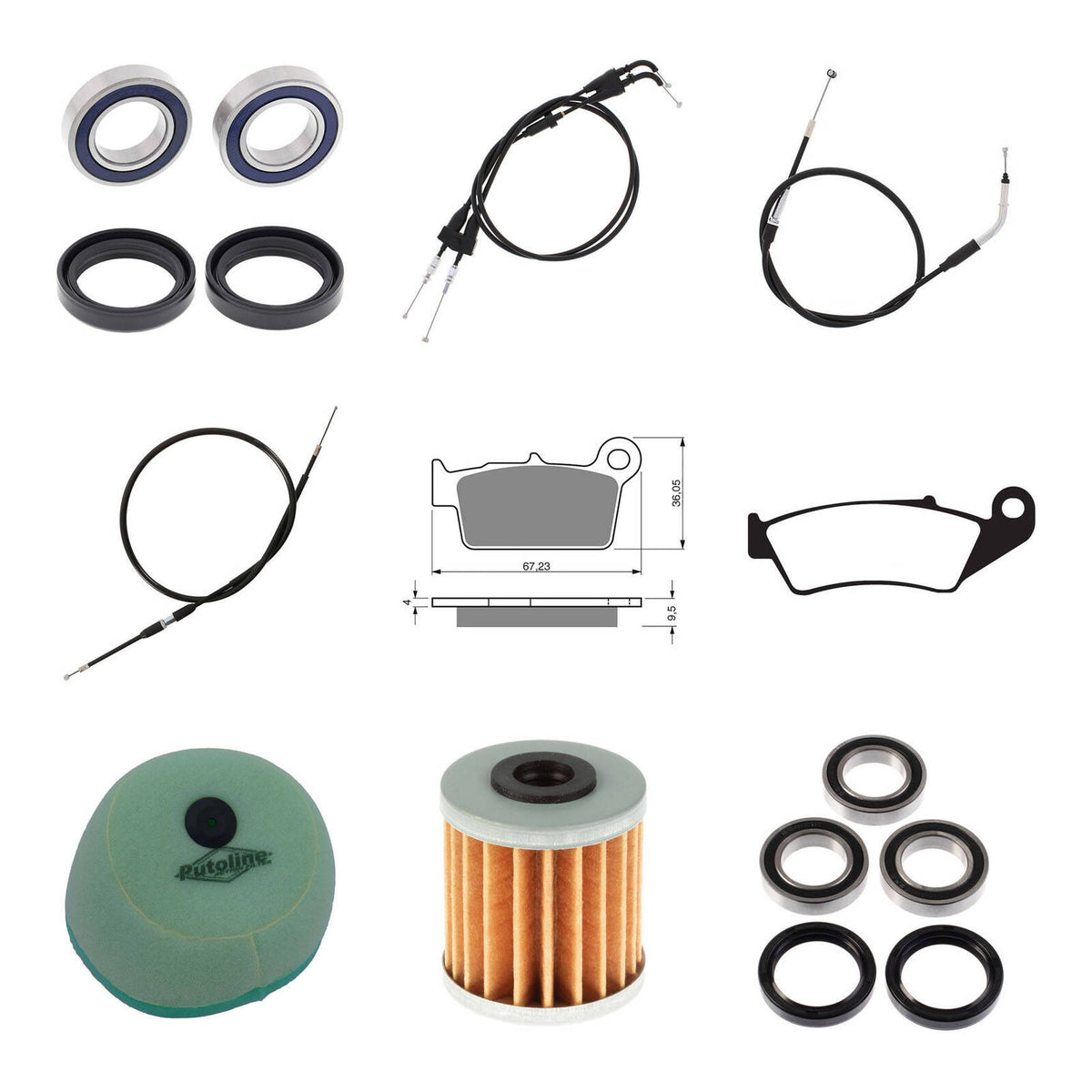 Offroad Refurb Kit - SUZ RMZ250 '08-'09