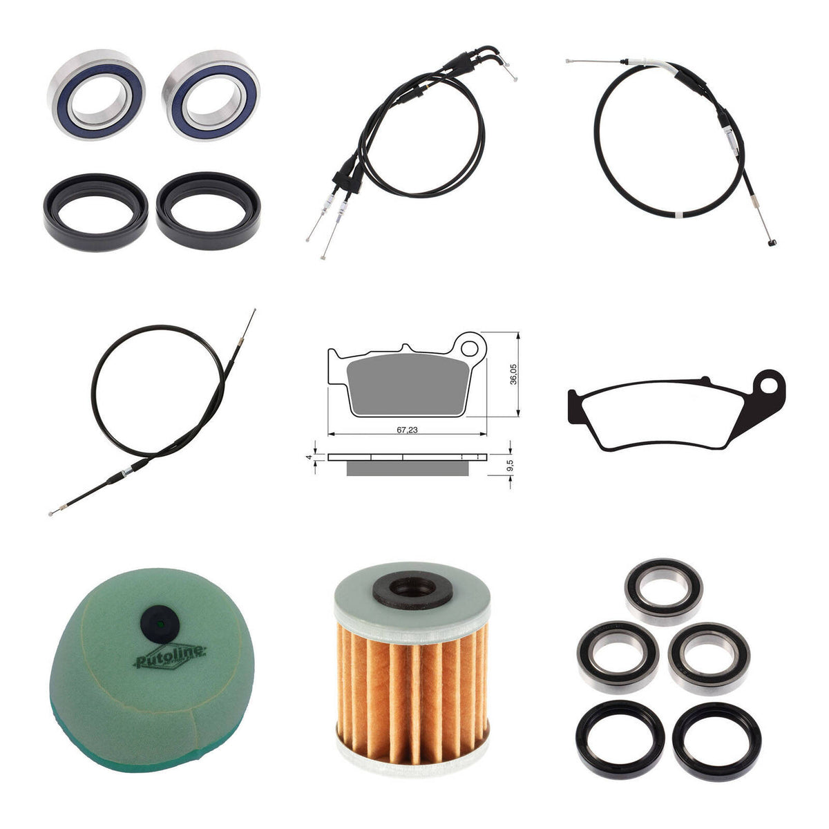 Offroad Refurb Kit - SUZ RMZ450 '08-'09