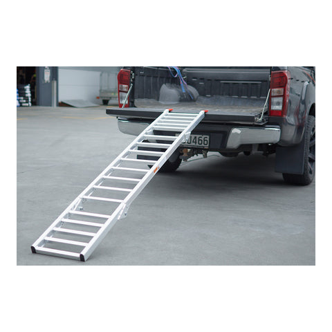 Whites Alloy Tailgate Ramp Folding 222x35cm - 318kg Rated