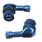 WHITES 90 DEGREE ALLOY VALVES 11.3MM (JAP) - BLU (PAIR)