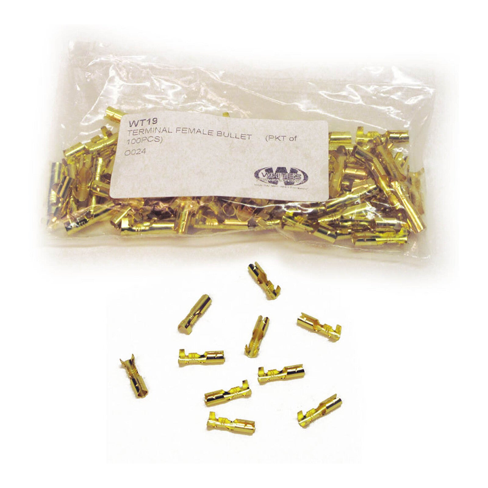 TERMINAL FEMALE BULLET (PKT of 100PCS)