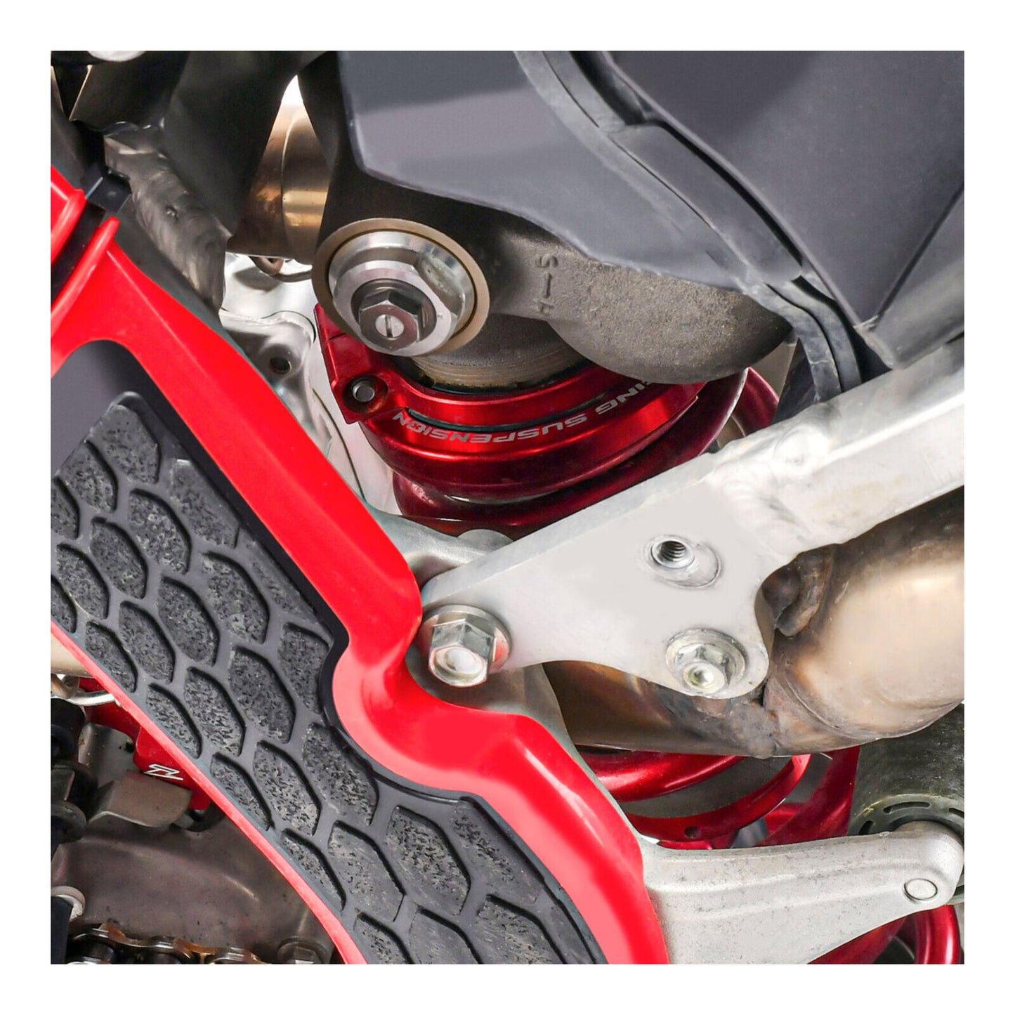 Zeta Rearshock Preload Adjuster Showa 50B - Red