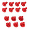 Zeta Aluminum Bolt Set Plastics Kawasaki KX250X/450X '21- 21 pcs - Red