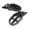 Zeta Aluminium Footpegs CRF250-450 / CRF250L-M-Rally - Black