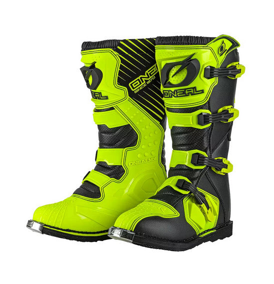 O'Neal Youth RIDER Boot - Black/Neon Yellow