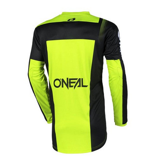 O'Neal 2025 ELEMENT Racewear Jersey - Black/Neon Yellow