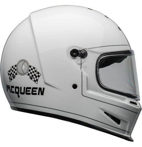 Bell ELIMINATOR Steve McQueen Gloss White