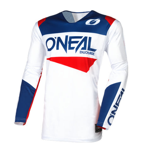 O'Neal 2025 HARDWEAR AIR Slam Jersey - White/Blue/Red