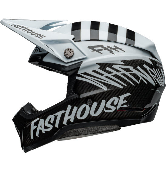 Bell MOTO-10 SPHERICAL Fasthouse Mod Squad White/Black