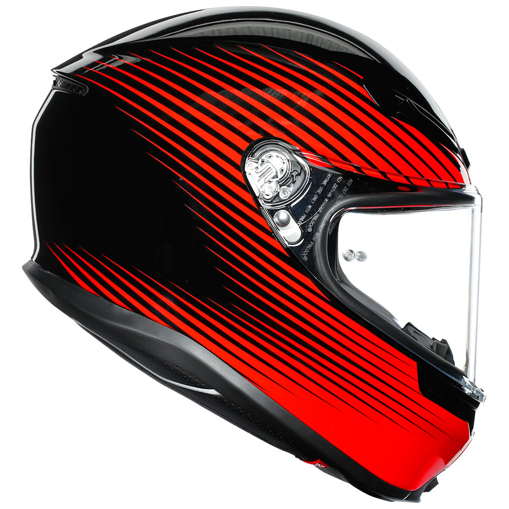 AGV K6 RUSH [BLACK/RED]